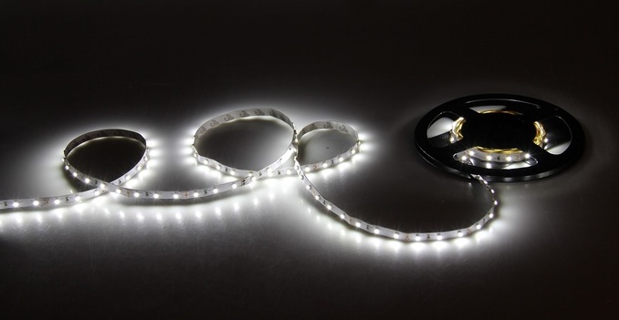 Лента светодиодная SMD3528, IP20, 60LED, белый, 4,8W/метр, 12V, 10см /э28965/